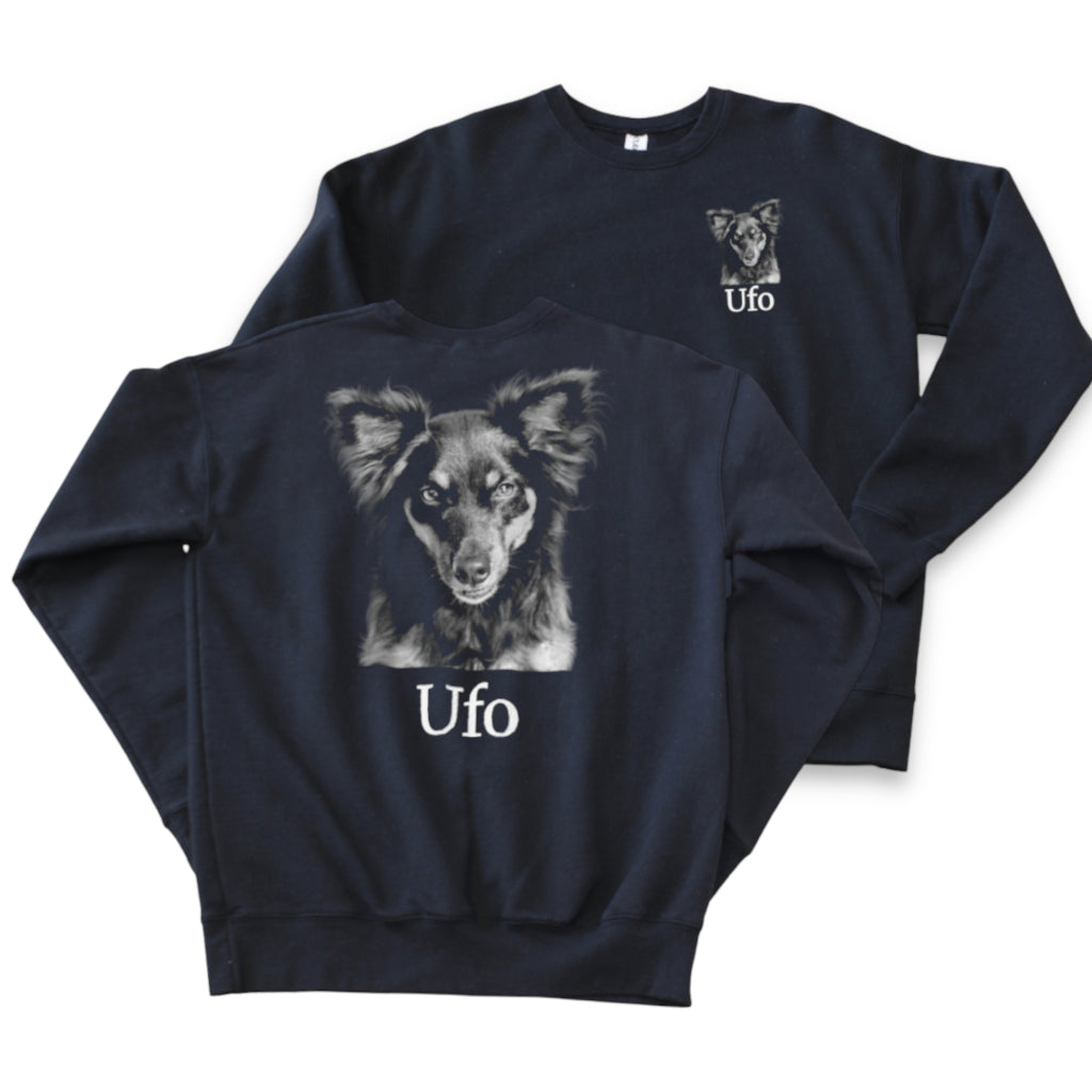 Crew Sweatshirt - Chest & Back Graphic