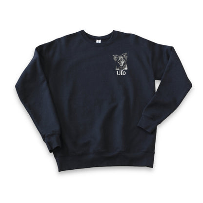 Crew Sweatshirt - Left Chest Graphic