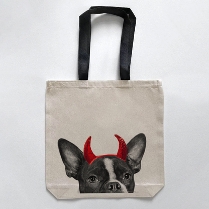 Lil' Devil Peeking Pet Halloween Treat Bags