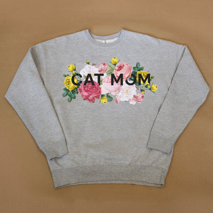 Floral Dog Mom Crew Sweatshirt