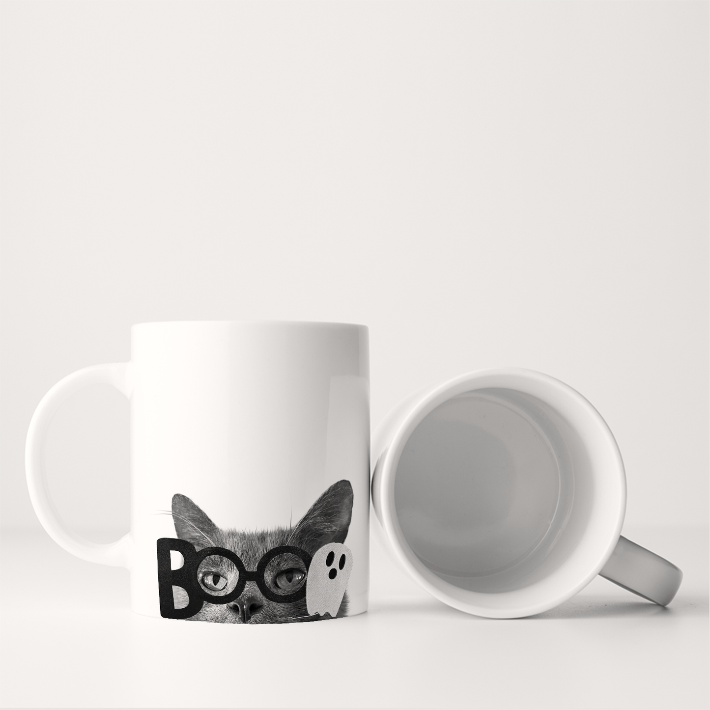 Lil' Boo Peeking Pet Halloween Mug