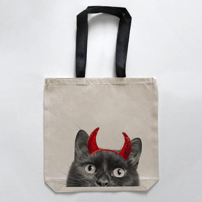 Lil' Devil Peeking Pet Halloween Treat Bags