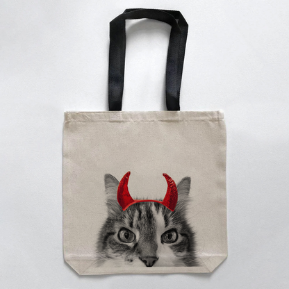 Lil' Devil Peeking Pet Halloween Treat Bags