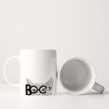 Lil' Boo Peeking Pet Halloween Mug