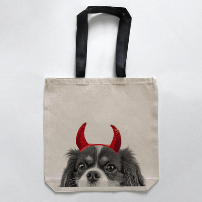 Lil' Devil Peeking Pet Halloween Treat Bags