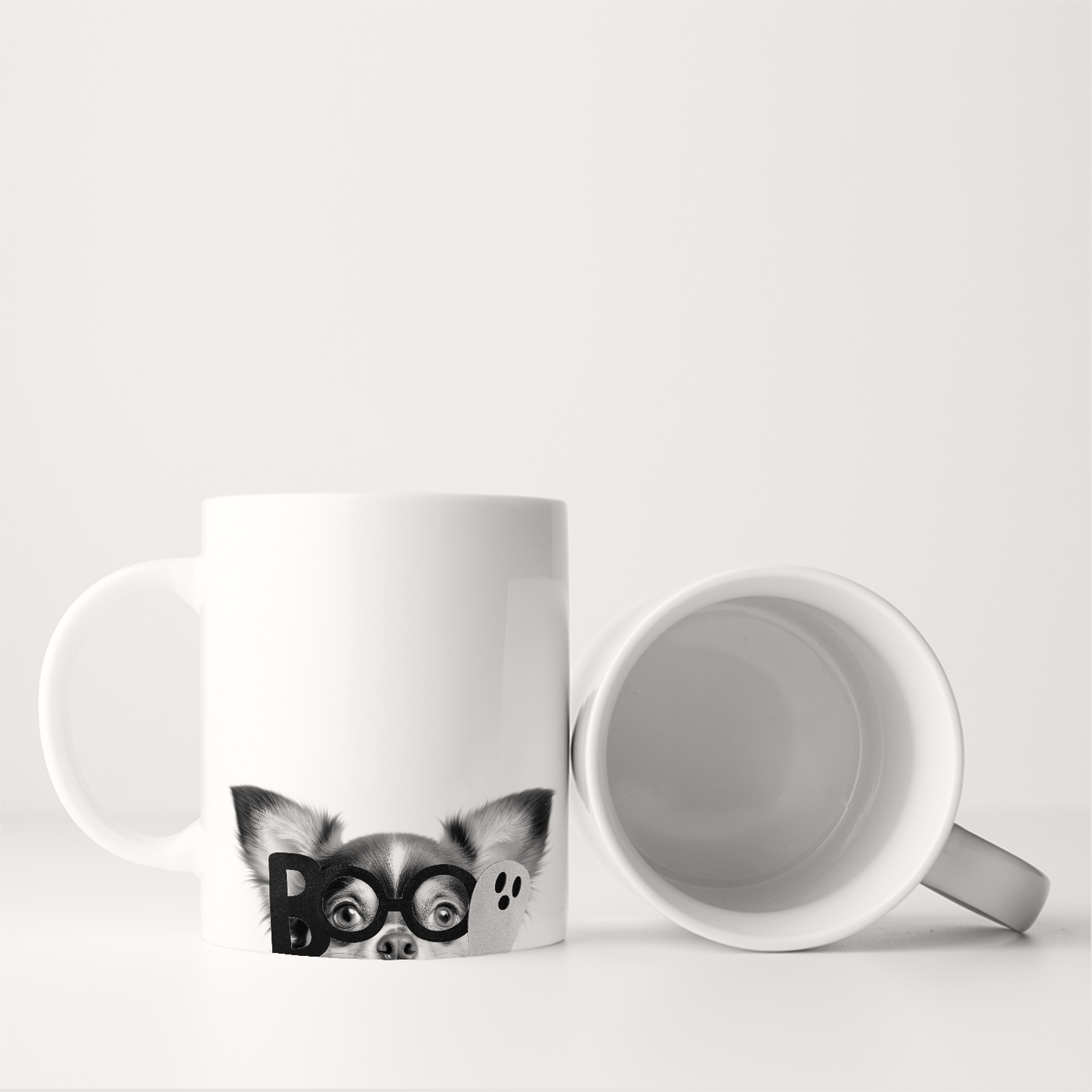 Lil' Boo Peeking Pet Halloween Mug