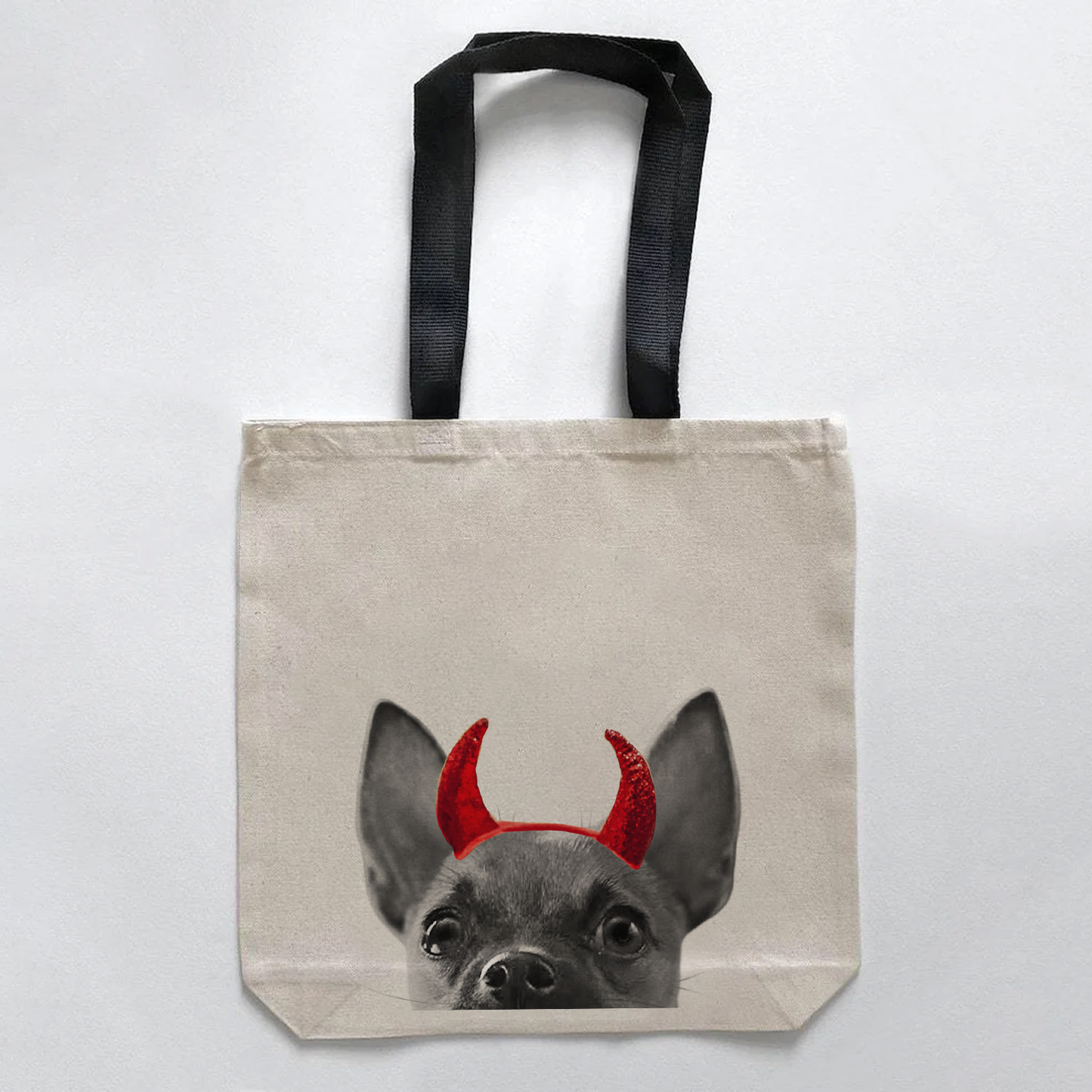 Lil' Devil Peeking Pet Halloween Treat Bags