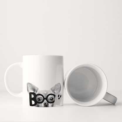 Lil' Boo Peeking Pet Halloween Mug