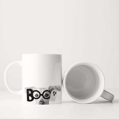 Lil' Boo Peeking Pet Halloween Mug