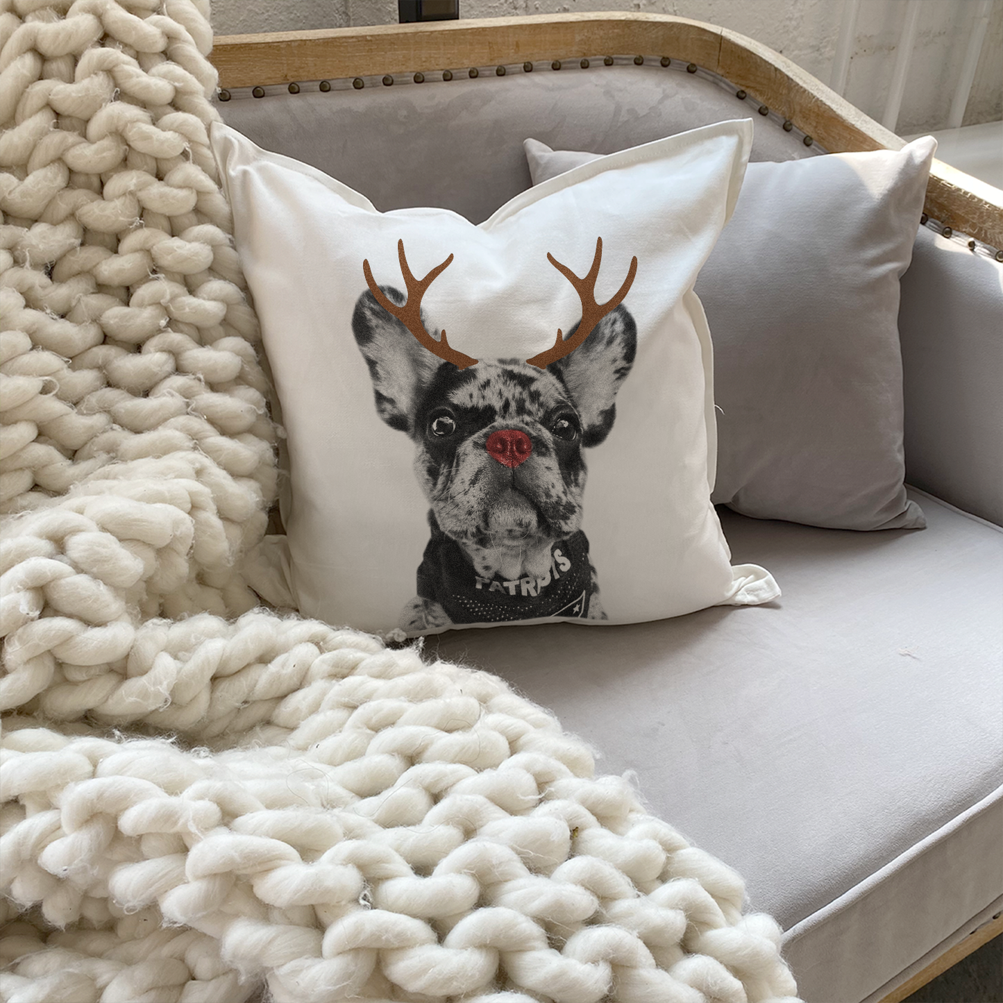 Holiday Throw Pillow Cover