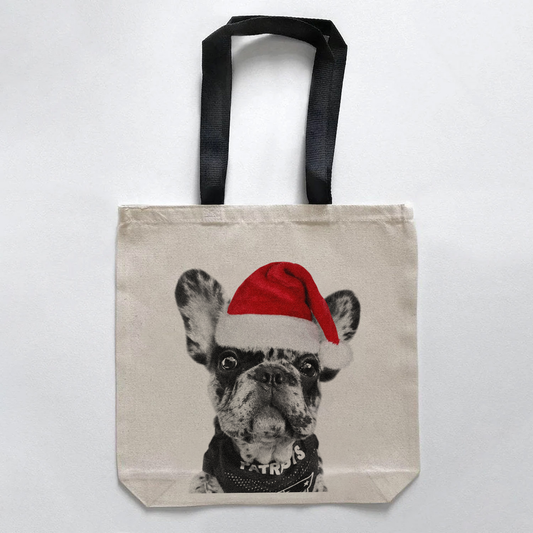 Holiday Perkie Print Canvas Tote
