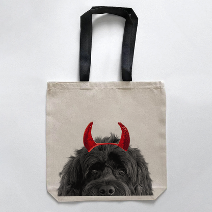 Lil' Devil Peeking Pet Halloween Treat Bags