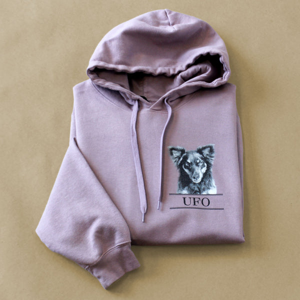 Personalized Pet Hoodie Sweatshirt - Purple Mist