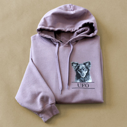 Personalized Pet Hoodie Sweatshirt - Purple Mist