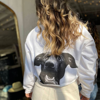 Cropped Crew Sweatshirt - Large Back Graphic