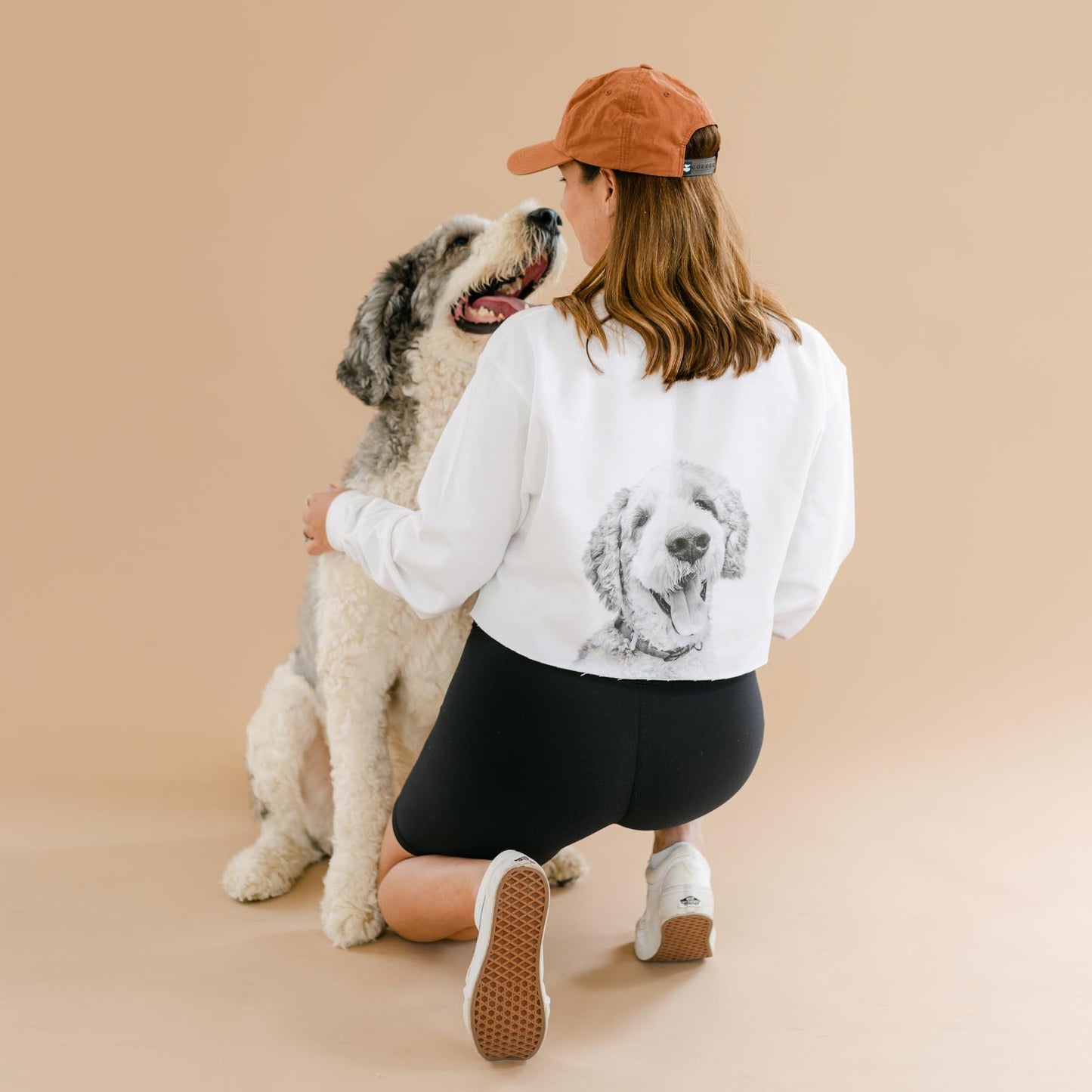 Cropped Crew Sweatshirt - Large Back Graphic