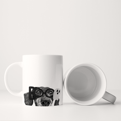 Lil' Boo Peeking Pet Halloween Mug