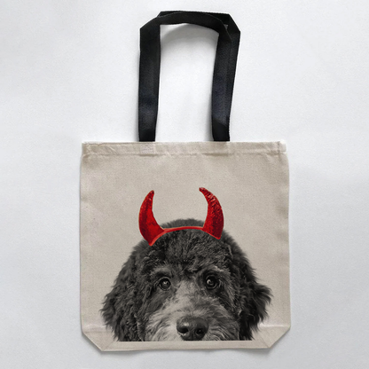 Lil' Devil Peeking Pet Halloween Treat Bags