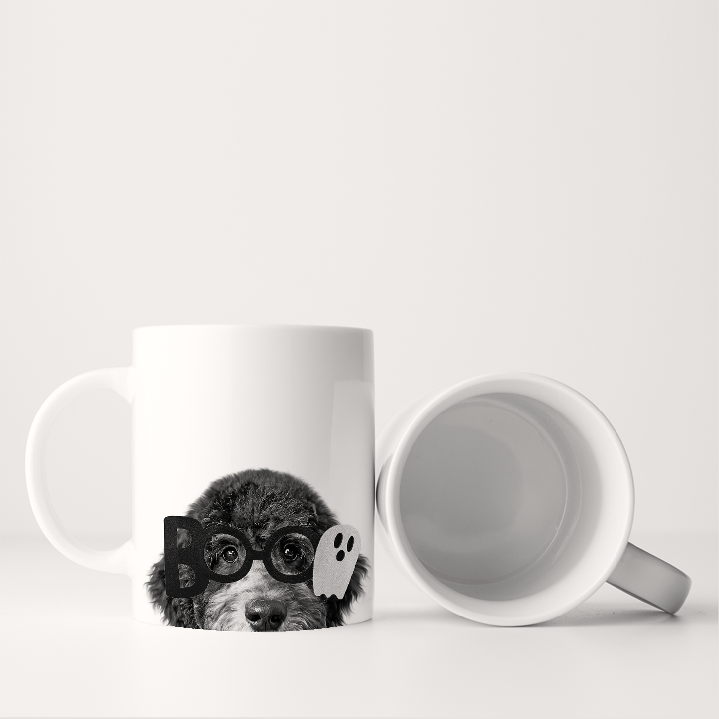 Lil' Boo Peeking Pet Halloween Mug