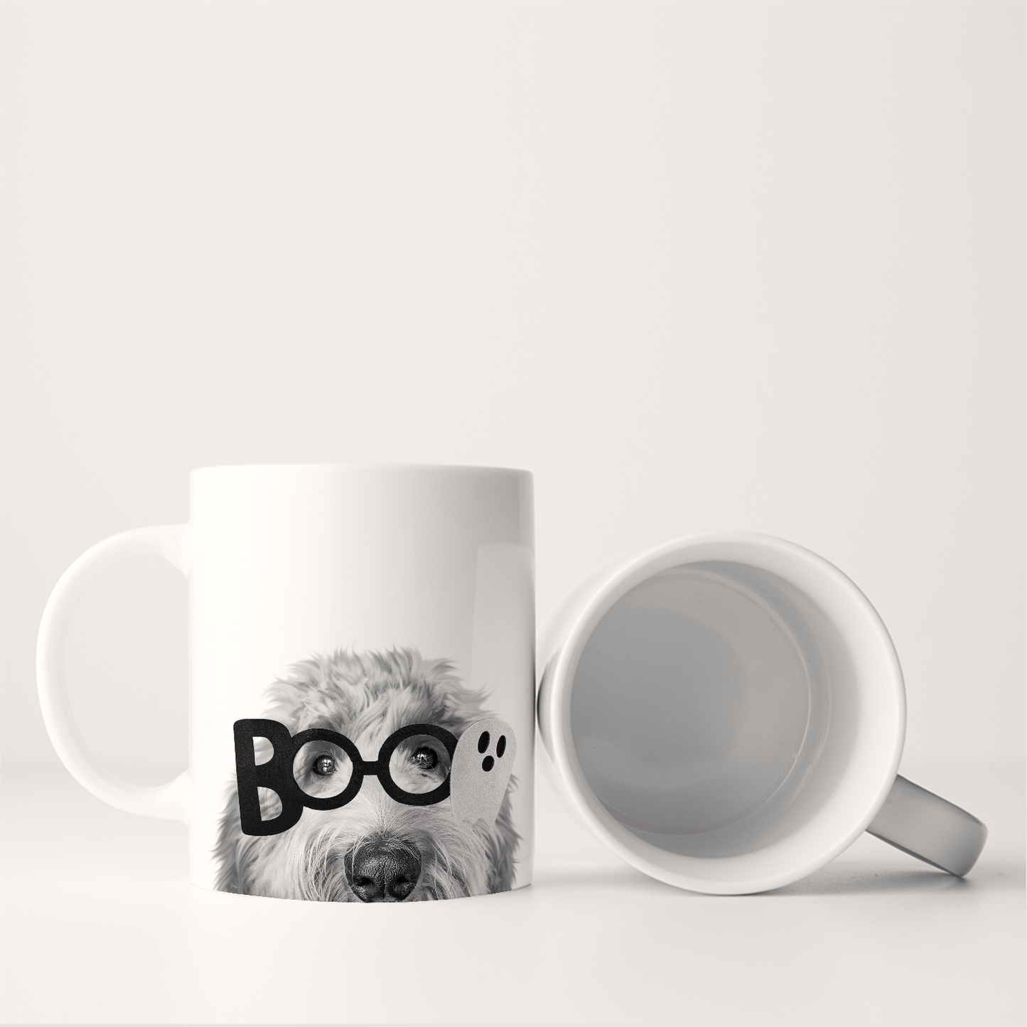 Lil' Boo Peeking Pet Halloween Mug