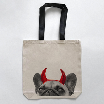 Lil' Devil Peeking Pet Halloween Treat Bags