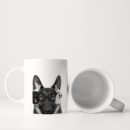 Lil' Boo Peeking Pet Halloween Mug