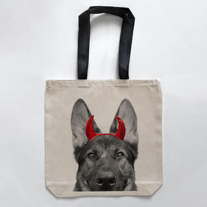 Lil' Devil Peeking Pet Halloween Treat Bags