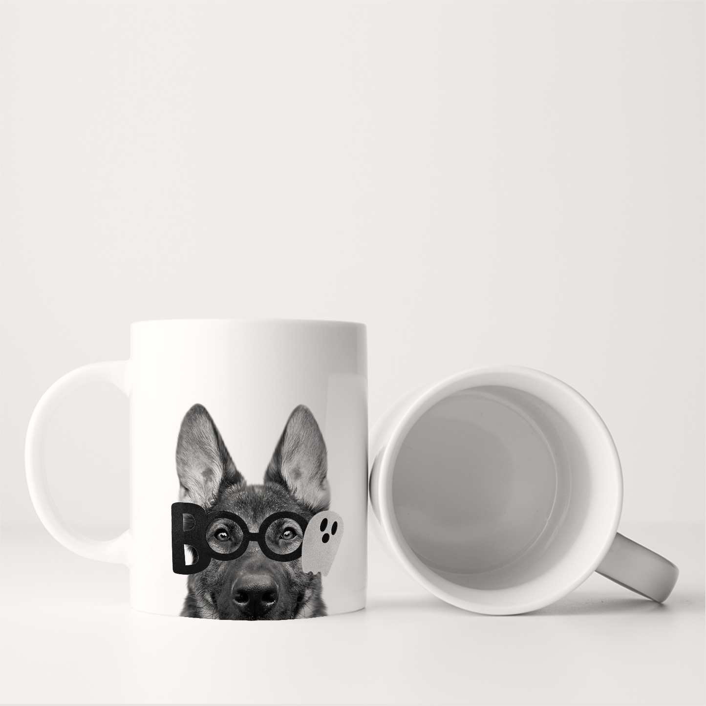 Lil' Boo Peeking Pet Halloween Mug