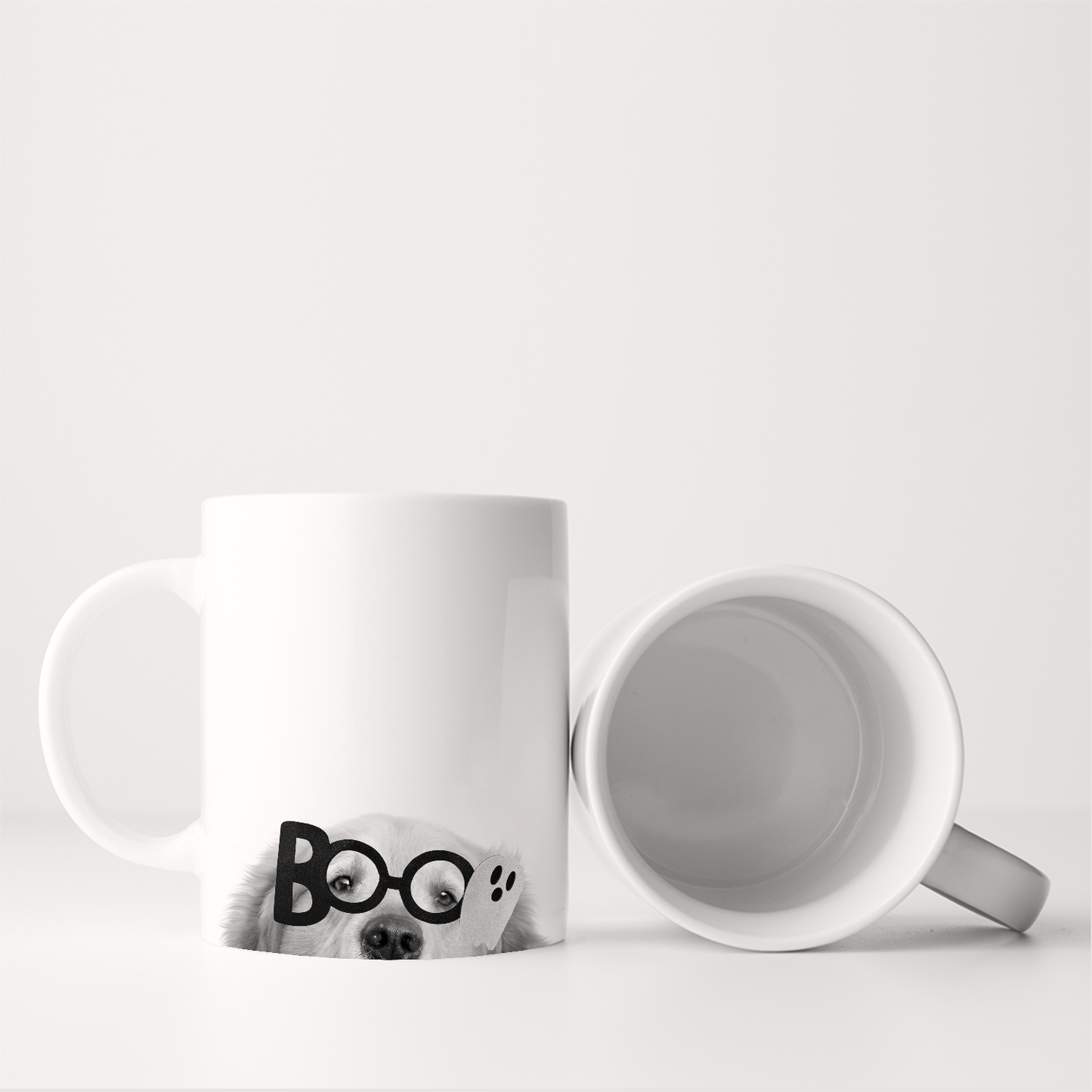 Lil' Boo Peeking Pet Halloween Mug