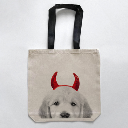 Lil' Devil Peeking Pet Halloween Treat Bags