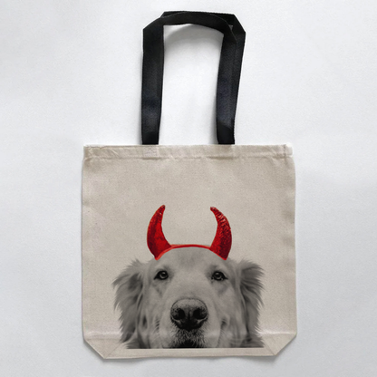 Lil' Devil Peeking Pet Halloween Treat Bags