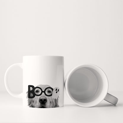 Lil' Boo Peeking Pet Halloween Mug