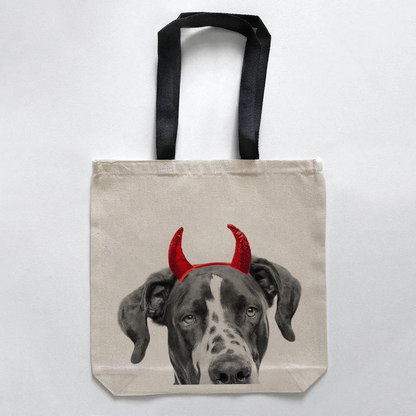 Lil' Devil Peeking Pet Halloween Treat Bags