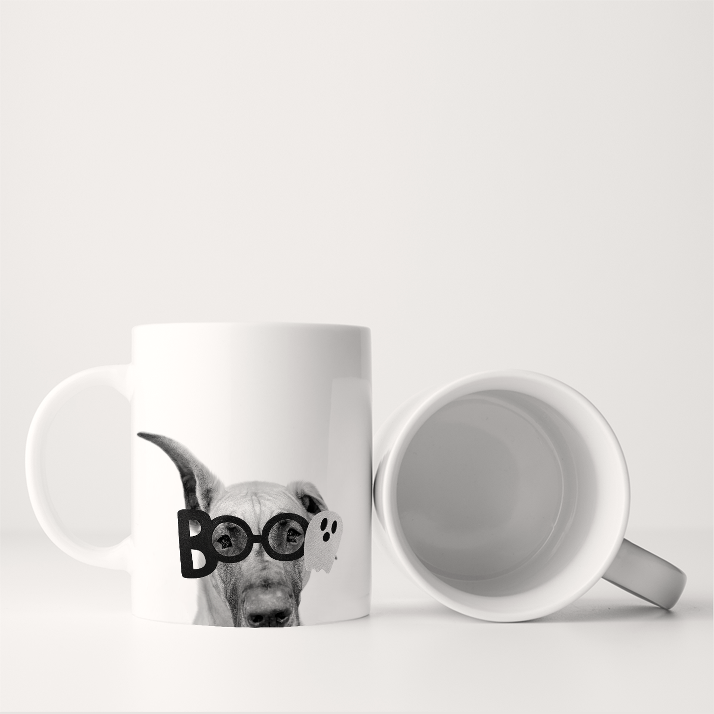 Lil' Boo Peeking Pet Halloween Mug