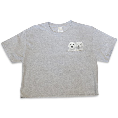 Pet-In-Pocket Cropped Tee