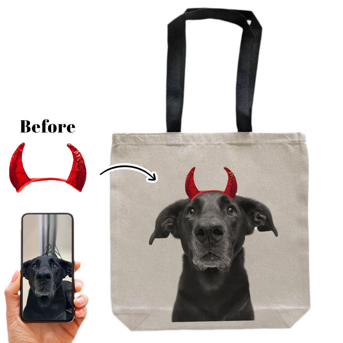 Lil' Devil Halloween Tote
