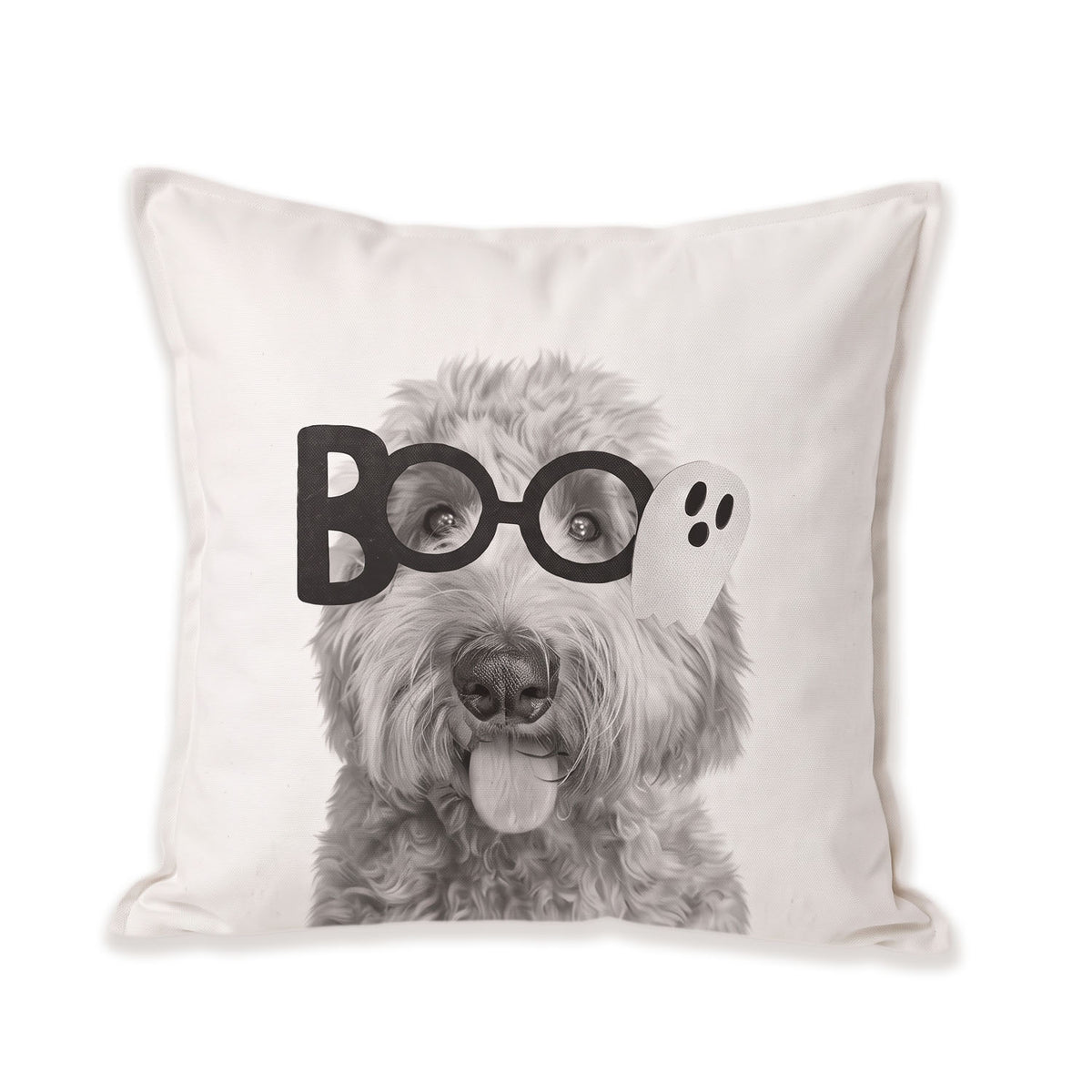 Lil' Boo Halloween Throw Pillow Cover