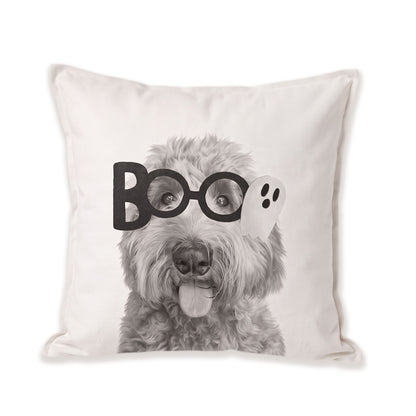 Lil' Boo Halloween Throw Pillow Cover