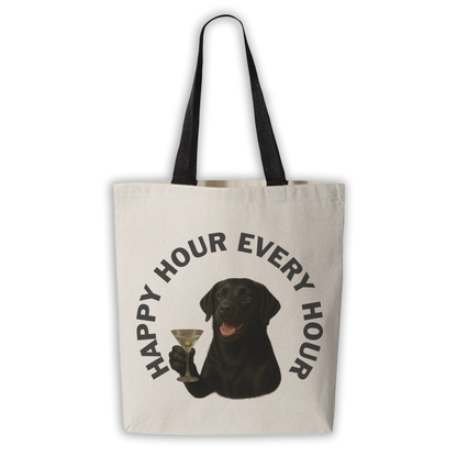 Black Lab with Martini
