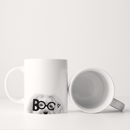 Lil' Boo Peeking Pet Halloween Mug