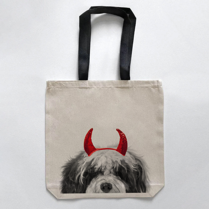 Lil' Devil Peeking Pet Halloween Treat Bags