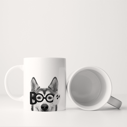 Lil' Boo Peeking Pet Halloween Mug