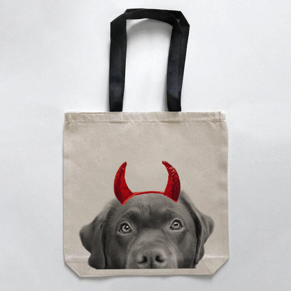 Lil' Devil Peeking Pet Halloween Treat Bags