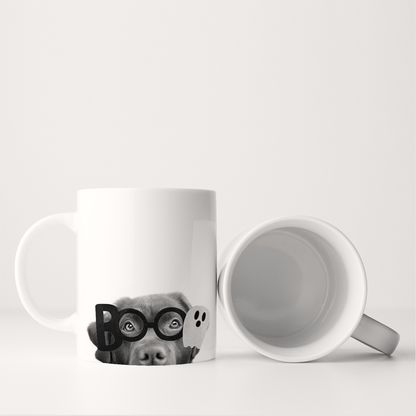 Lil' Boo Peeking Pet Halloween Mug