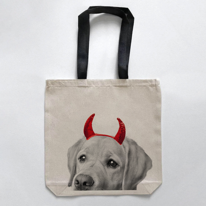 Lil' Devil Peeking Pet Halloween Treat Bags