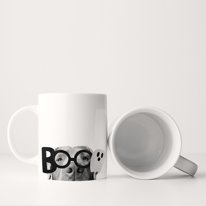 Lil' Boo Peeking Pet Halloween Mug