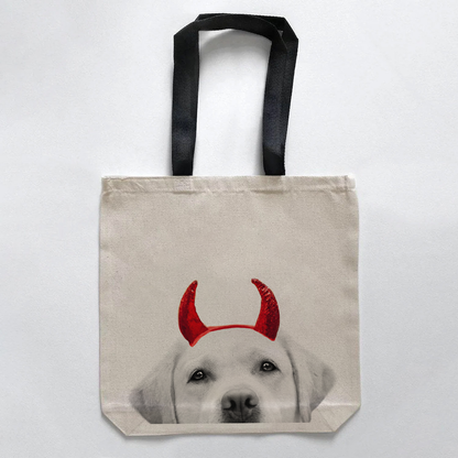 Lil' Devil Peeking Pet Halloween Treat Bags