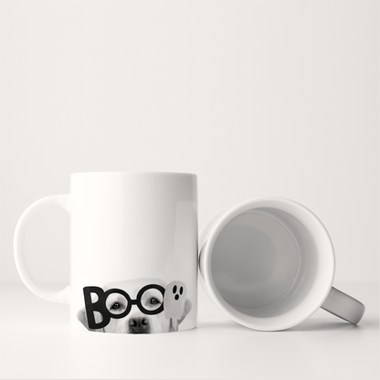 Lil' Boo Peeking Pet Halloween Mug