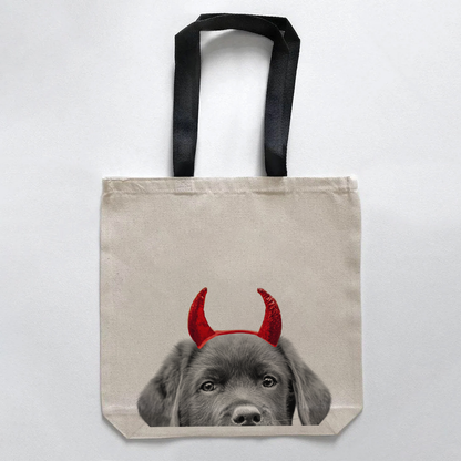 Lil' Devil Peeking Pet Halloween Treat Bags