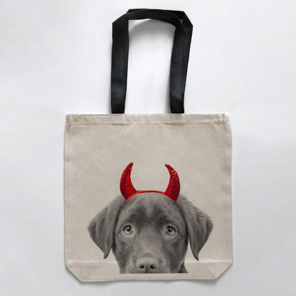 Lil' Devil Peeking Pet Halloween Treat Bags